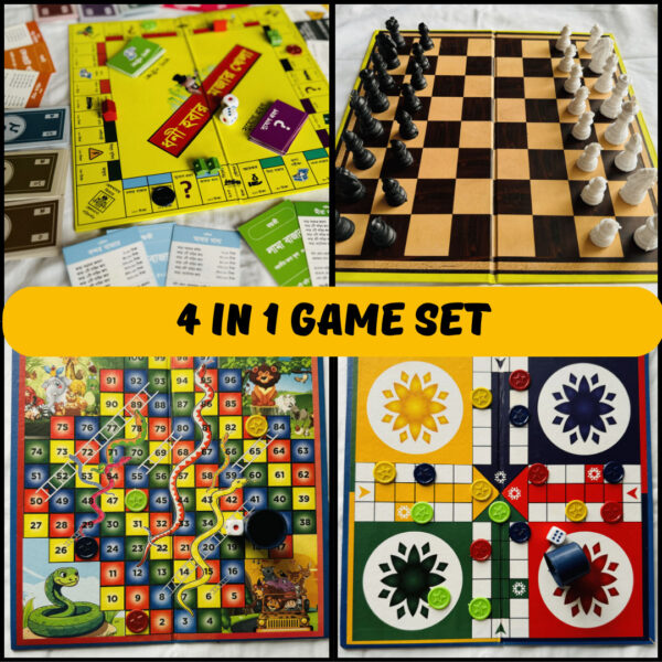 4 in 1 Games Set